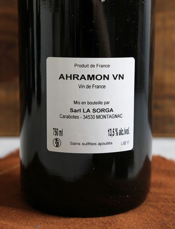 Ah Ramon vin naturel rouge 2017 Antony Tortul La Sorga 3
