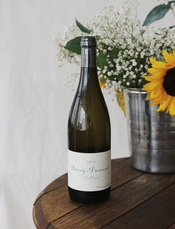 Auxey Duresses Les Crais vin naturel blanc 2015 Domaine de Chassorney Frederic Cossard