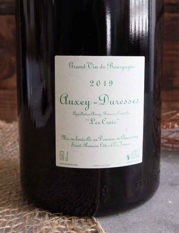Auxey Duresses Les crais 2019 vin naturel blanc magnum frederic cossard 2