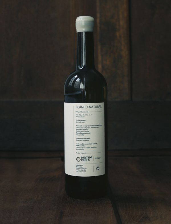 BN vin naturel blanc 2015 partida creus 2