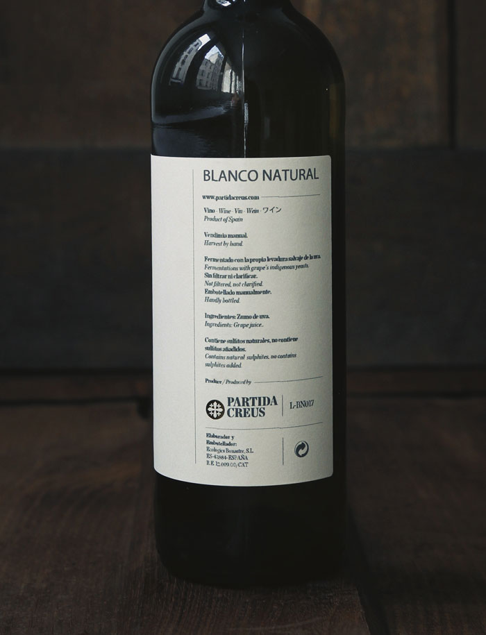 BN vin naturel blanc 2015 partida creus 3