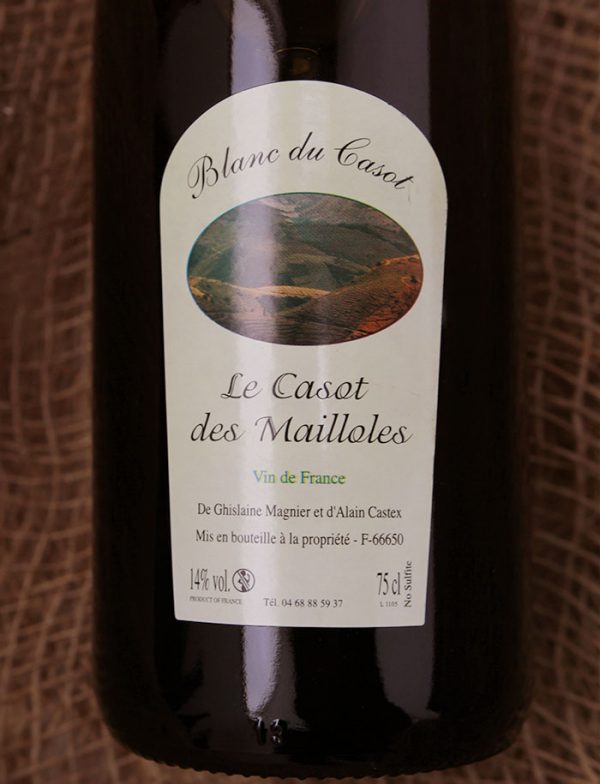 Blanc du Casot vin naturel blanc 2012 Domaine Le Casot des Mailloles 2
