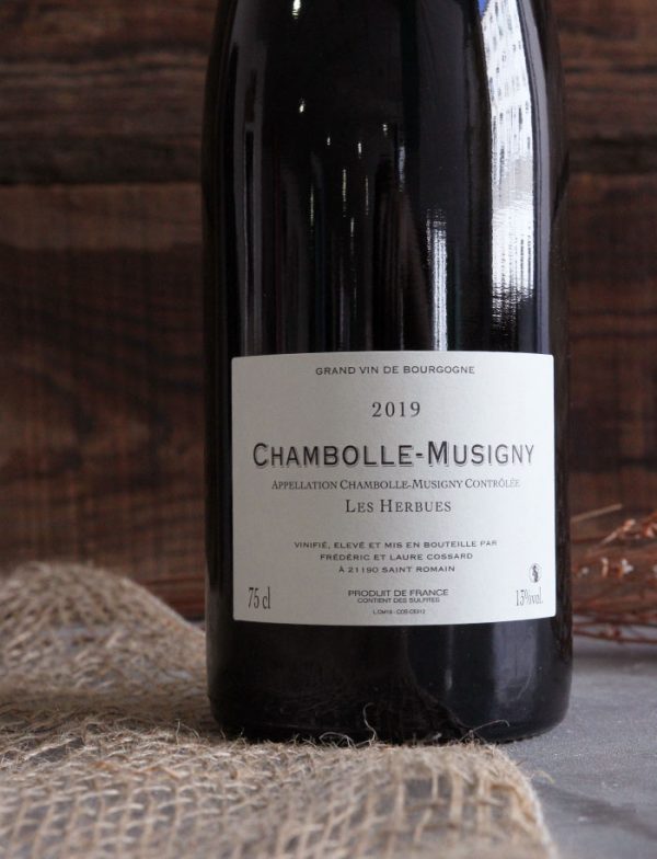 Chambolle musigny les Herbues 2019 vin naturel rouge frederic cossard 3