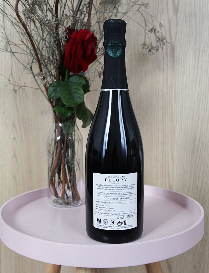 Champagne Fleur d'Etoile Extra-Brut Blanc non millésimé, Champagne Fleury  en direct producteur