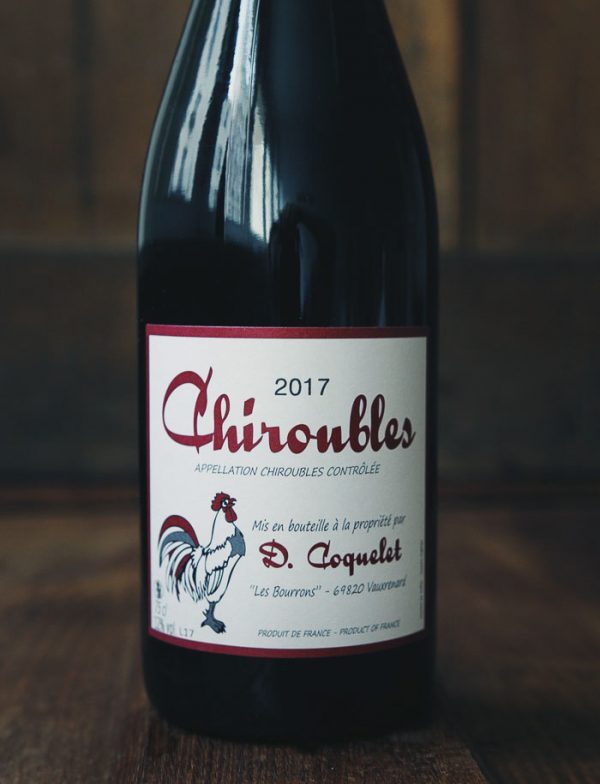 Chiroubles vin naturel rouge 2017 damien coquelet 2