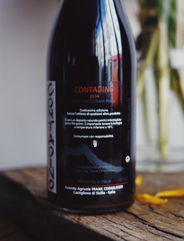 Contadino vin rouge 2014 Frank cornelissen 2