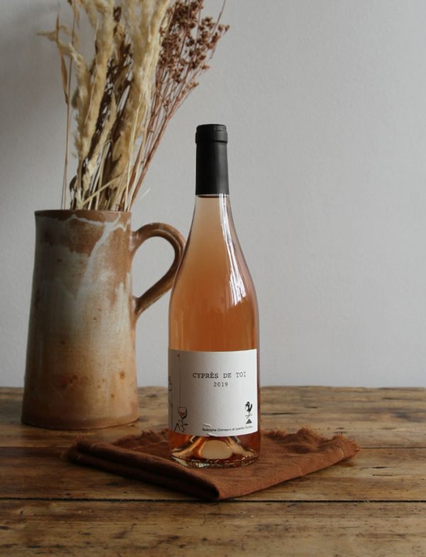 Cypres de toi vin naturel rose 2019 fond cypres 1