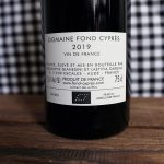 Cypres de toi vin naturel rouge 2019 fond cypres 3