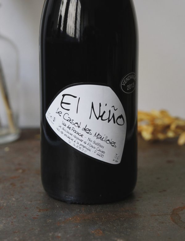 El Nino vin naturel rouge 2013 Domaine Le Casot des Mailloles 2