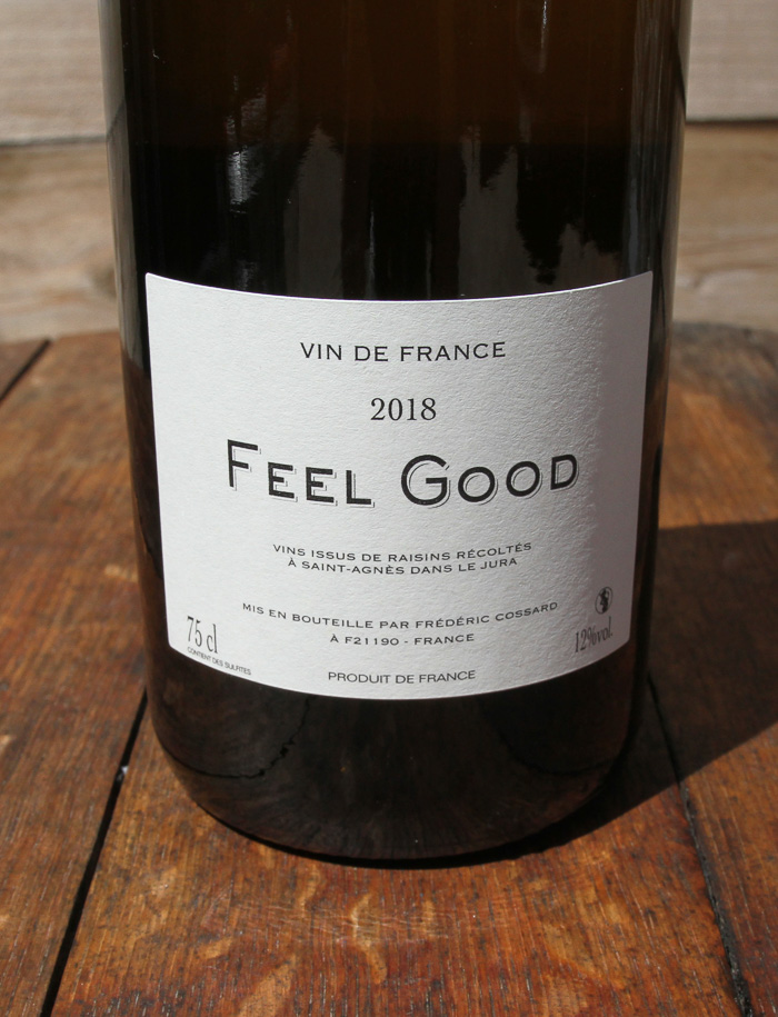 Feel Good vin naturel blanc 2018 Domaine de Chassorney Frederic Cossard 3