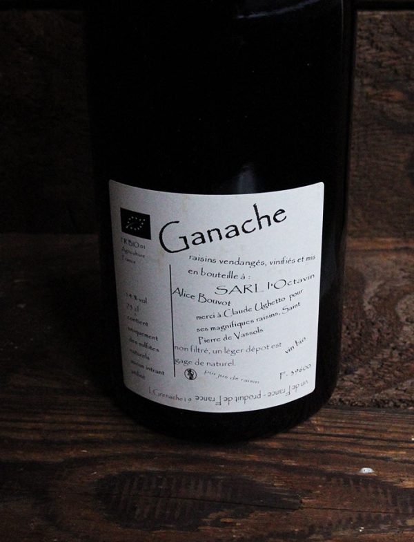 Ganache vin rouge 2019 domaine de l octavin alice bouvot 3