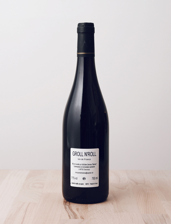 Groll n Roll vin naturel rouge 2015 Les Vignes de Babass 2