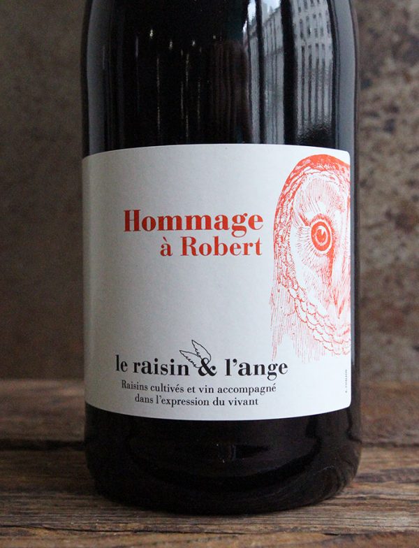 Hommage a Robert vin naturel rouge 2019 le raisin et l ange 2