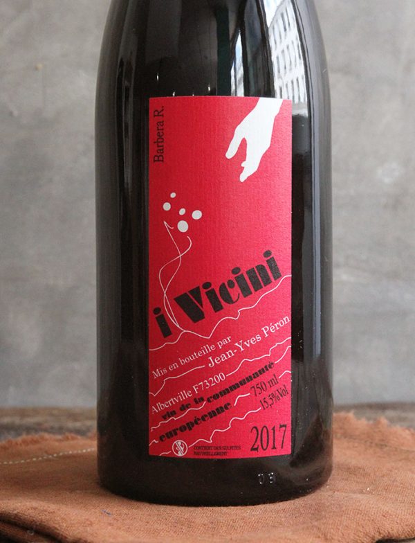I Vicini Barbera Reserve vin naturel rouge 2017 Jean Yves Peron 2