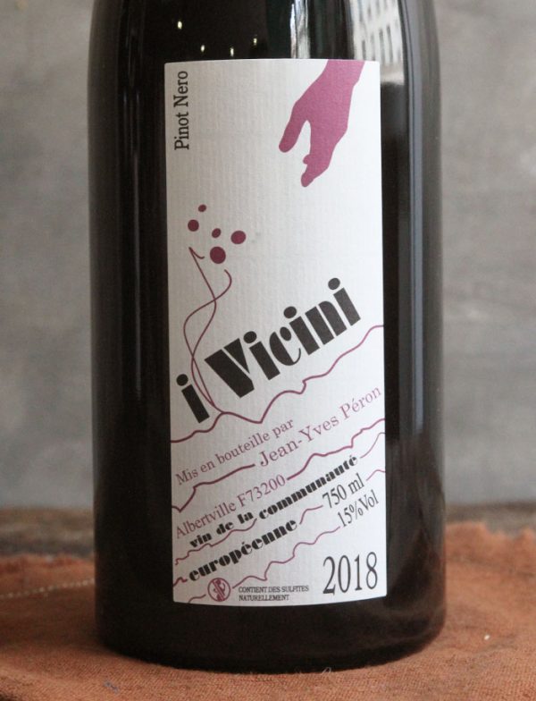 I Vicini Pinot Nero vin naturel rouge 2018 Jean Yves Peron 2