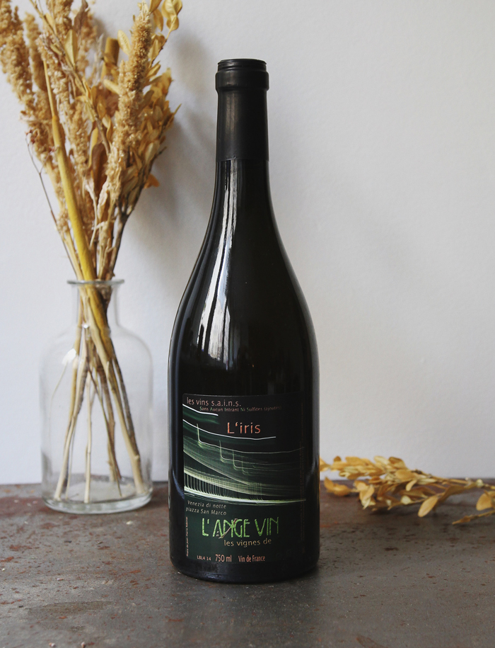 L Iris 2014 vin naturel blanc jean pierre robinot lopera des vins 1