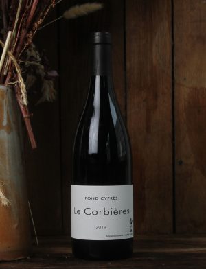 Le Corbieres vin nature rouge 2019 Fond Cypres 1