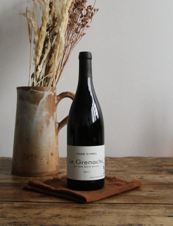 Le Grenache du bois saint jaume vin naturel rouge 2017 fond cypres 1
