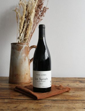 Le Syrah de la pinede vin naturel rouge 2017 fond cypres 1