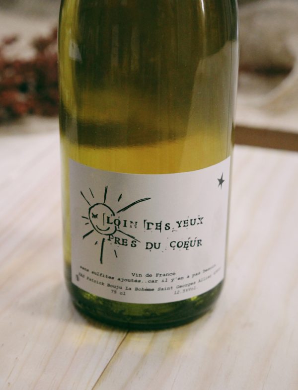 Loin Des Yeux Pres Du Coeur vin naturel blanc 2016 patrick bouju 2