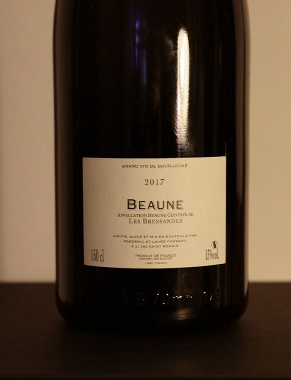 Magnum Beaune Les Bressandes vin naturel blanc 2015 Domaine de Chassorney Frederic Cossard 3