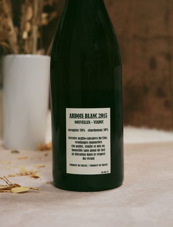 Magnum Chardonnay Savagnin vin naturel blanc 2015 Renaud Bruyere et Adeline Houillon 2