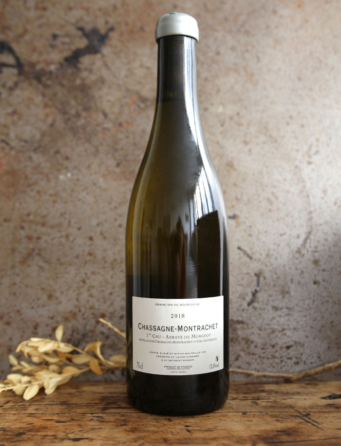 Magnum Chassagne Montrachet 1er Cru Abbaye de Morgeot vin naturel blanc 2018 Domaine de Chassorney Frederic Cossard 2