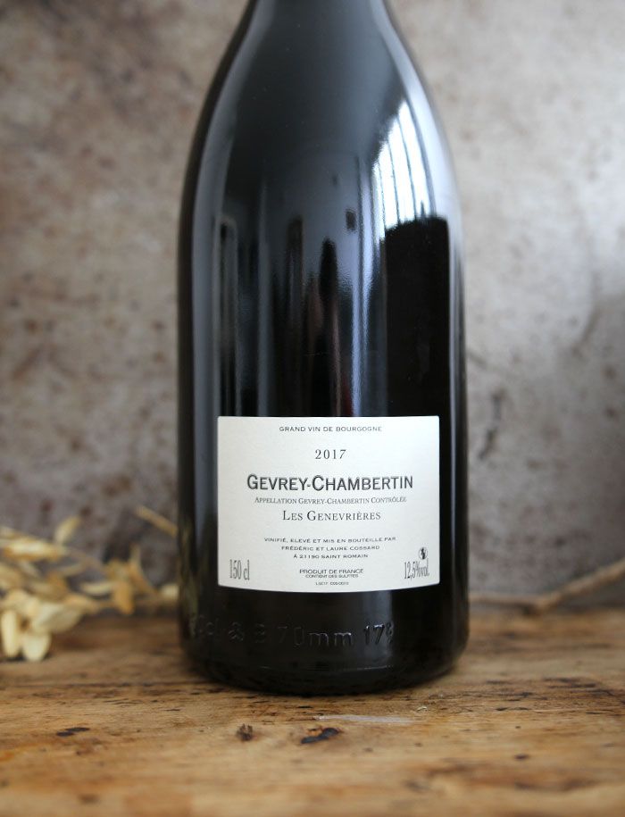Magnum Gevrey Chambertin Les Genevrieres vin naturel rouge 2018 Domaine de Chassorney Frederic Cossard 3