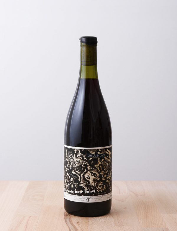 Magnum Ivres de noir epais vin naturel rouge 2017 Domaine Daniel Sage