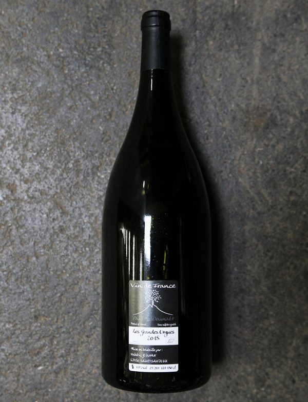 Magnum Les Grandes Orgues vin naturel rouge 2015 Frederic Gounan Vignoble de l Arbre blanc 2