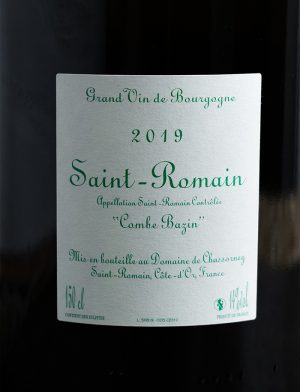 Magnum Saint Romain Combe Bazin Blanc 2019, Domaine de Chassorney