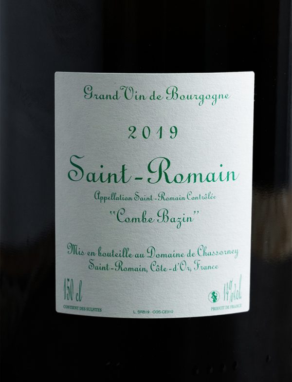 Magnum Saint Romain Combe Bazin blanc 2019 vin naturel blanc frederic cossard 3
