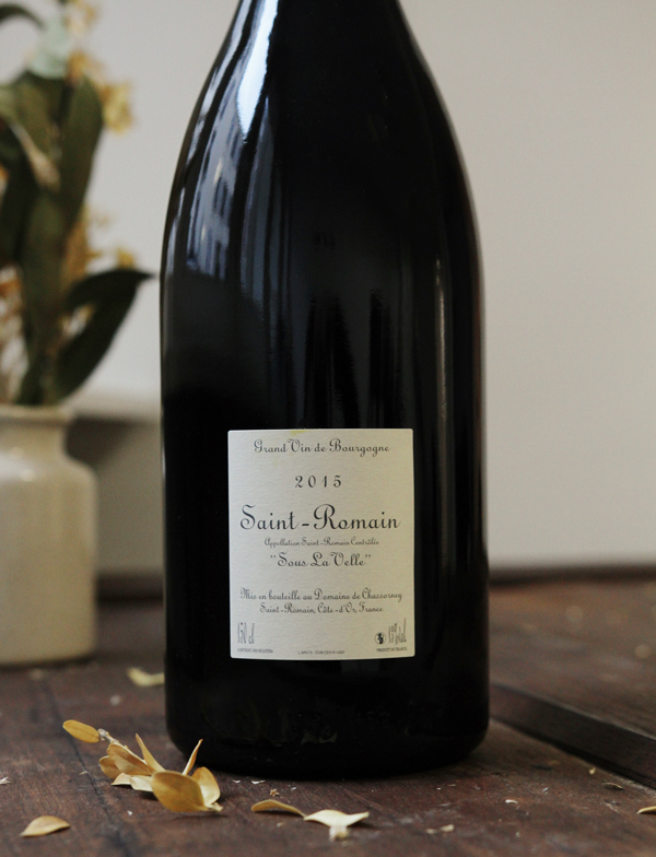 Magnum Saint Romain Sous la Velle vin naturel rouge 2015 Domaine de Chassorney Frederic Cossard 3