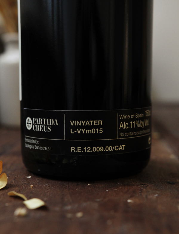 Magnum VY vin naturel blanc 2015 partida creus 2