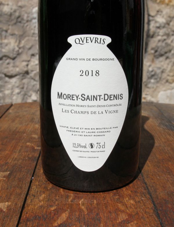 Morey Saint Denis Les Champs de la vigne Qvevris vin naturel rouge 2018 Domaine de Chassorney Frederic Cossard 3