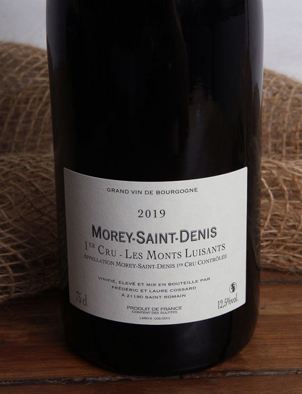 Morey saint denis les monts luisants 2019 vin naturel rouge frederic cossard 2