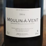 Moulin a vent vin naturel rouge 2016 Domaine de Chassorney Frederic Cossard 3
