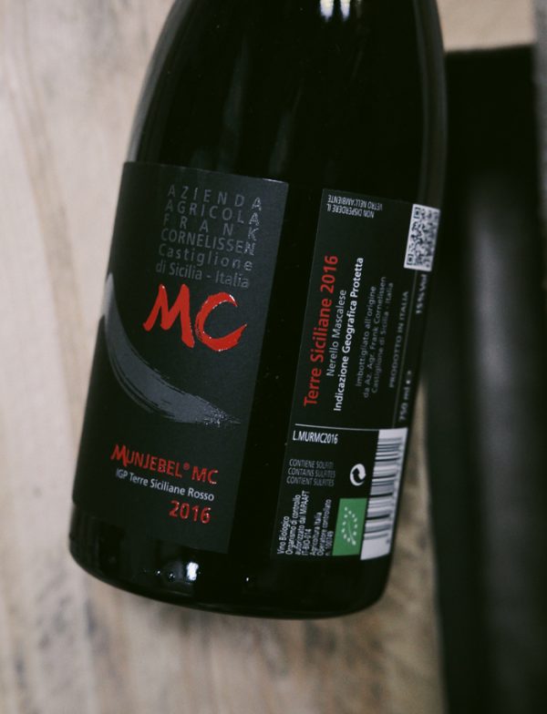 Munjebel MC vin rouge 2016 Frank Cornelissen 2