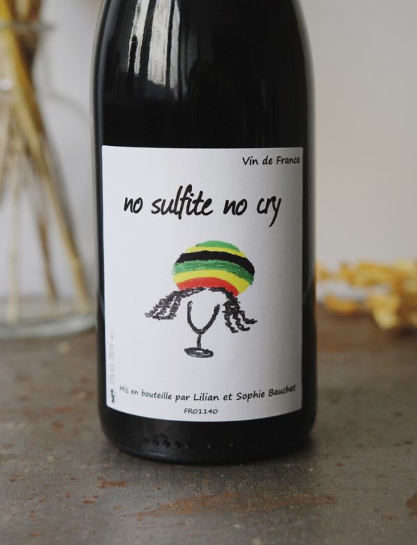 No Sulfites No Cry 2017 vin naturel rouge Domaine Bauchet 2