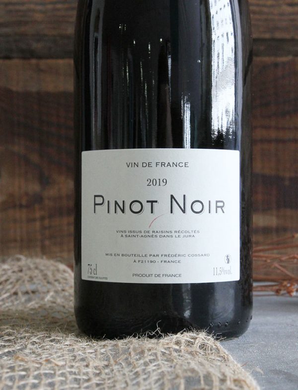 Pinot noir 2019 vin naturel rouge frederic cossard 3