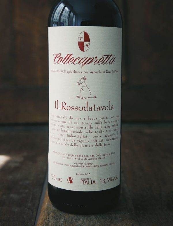 Rosso de Tavola vin naturel rouge 2017 Cortijo Barranco Oscuro 2