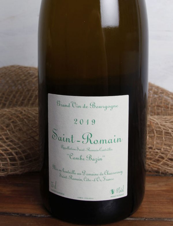 SAint Romain Combe Bazin blanc 2019 vin naturel blanc frederic cossard 2
