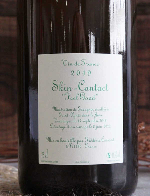 Skin Contact feel good 2019 vin naturel blanc frederic cossard 3