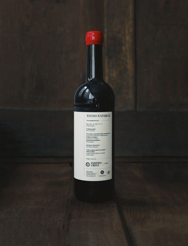 TN Tinto Natural vin naturel rouge 2020 partida creus 2