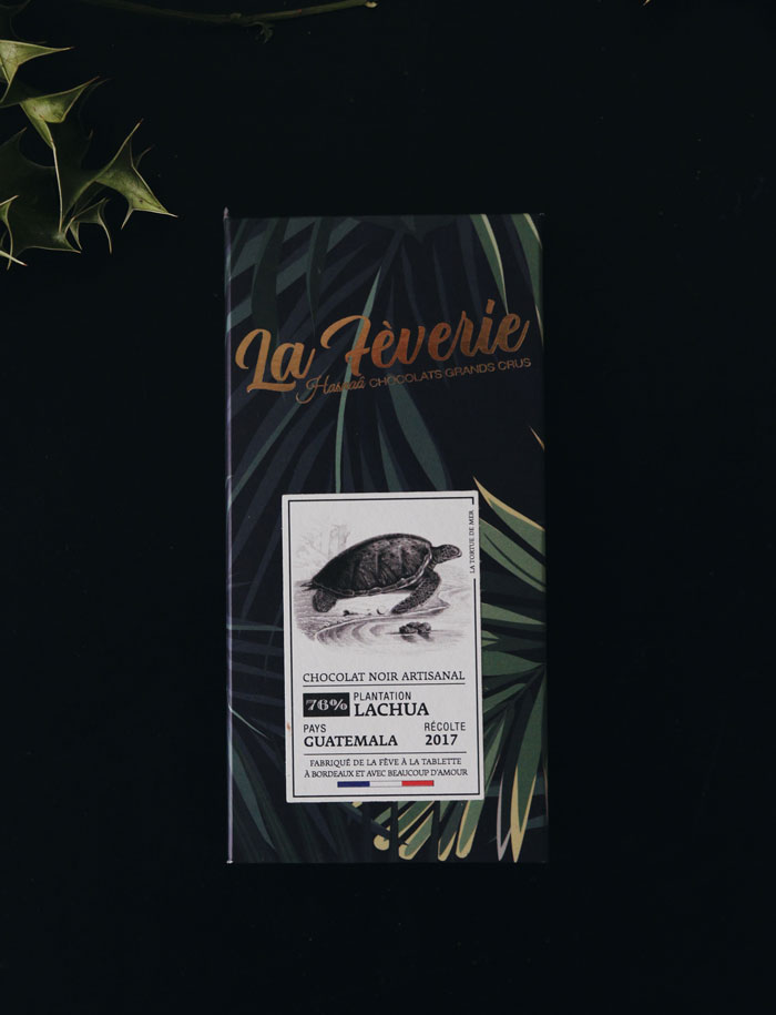 Tablette de chocolat noir Guatemala Lachua 76 1