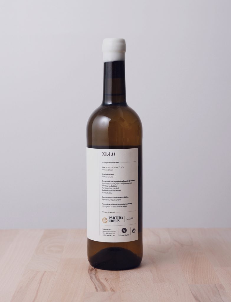 XL Xarel lo vin naturel blanc 2016 partida creus 2