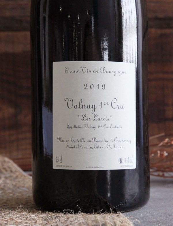 volnay les lurets 2019 vin naturel rouge frederic cossard 2