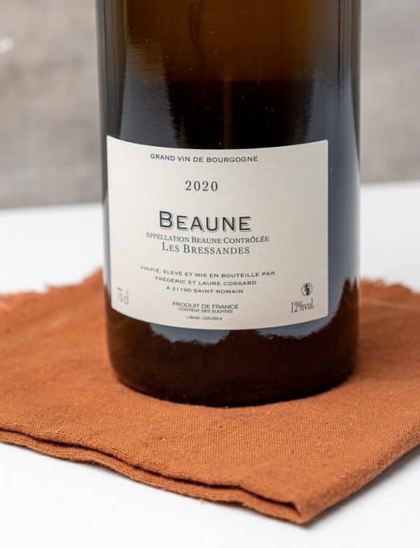 Frederic Cossard Beaune Les Bressandes vin naturel Blanc 2020 3