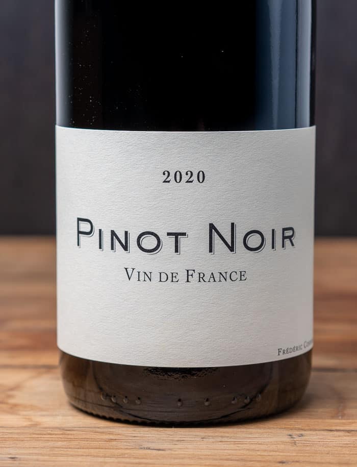 Frederic Cossard Pinot Noir vin naturel Rouge 2020 2