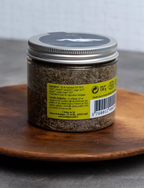 Sel de Guérande IGP aux herbes aromatiques (150 g)